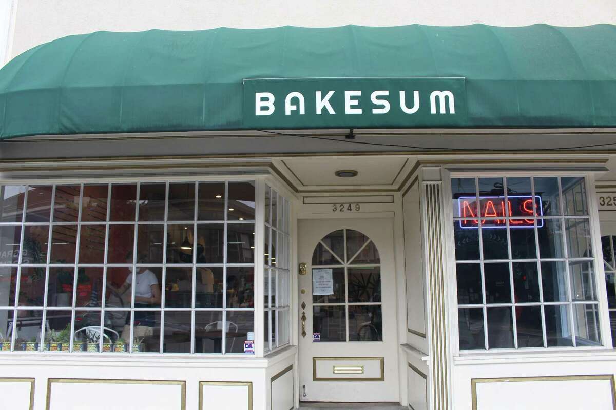 The exterior of Bake Sum, a new Asian American bakery, at 3249 Grand Ave., Oakland.