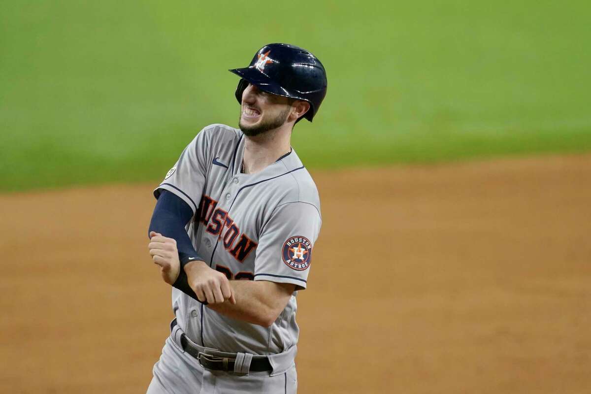 What does Astros' Kyle Tucker's big hit celebration mean?