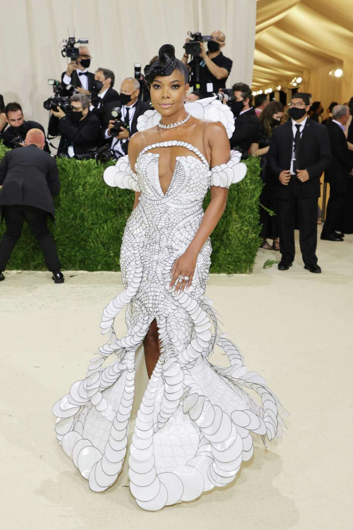 NEW YORK, NEW YORK - SEPTEMBER 13: Gabrielle Union attends The 2021 Met Gala Celebrating In America: A Lexicon Of Fashion at Metropolitan Museum of Art on September 13, 2021 in New York City. (Photo by Mike Coppola/Getty Images)