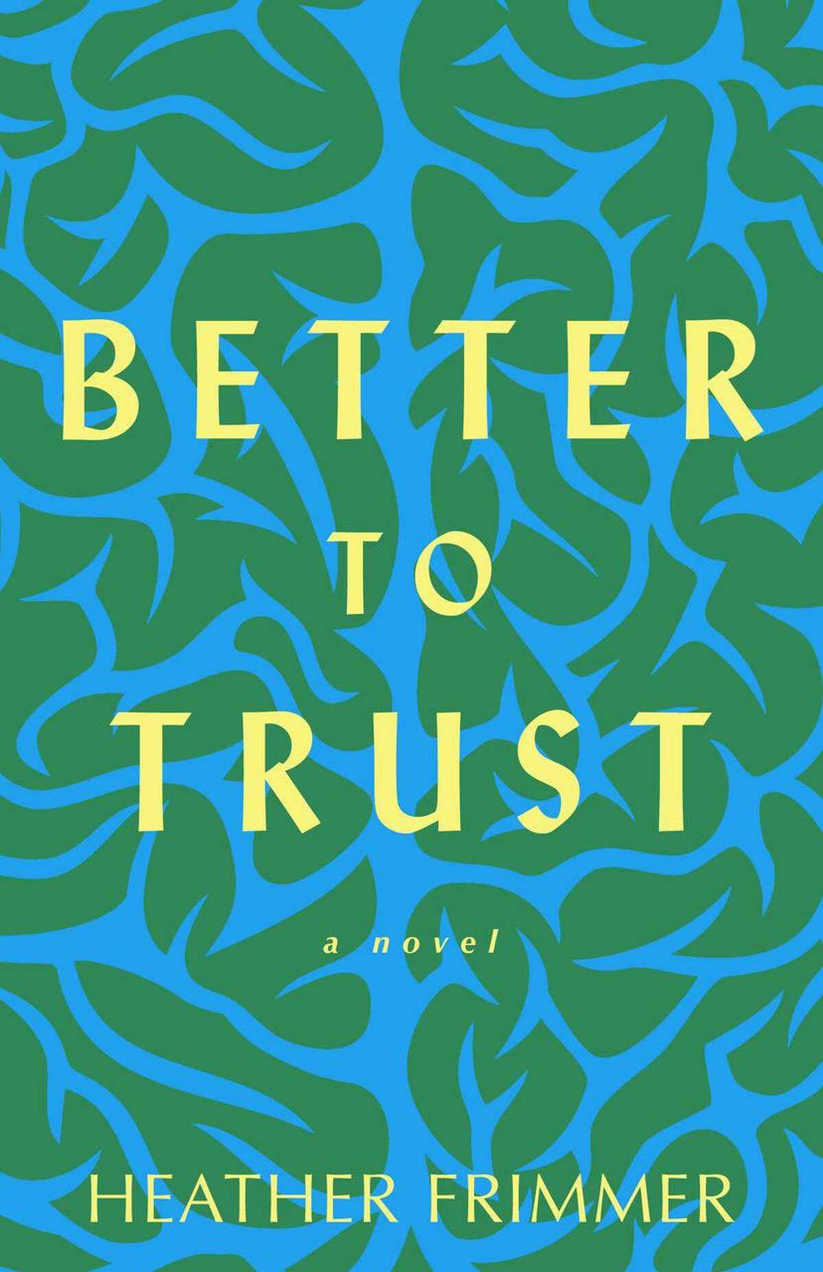 Weston resident -- and radiologist -- Heather Frimmer has published her second novel, "Better to Trust."