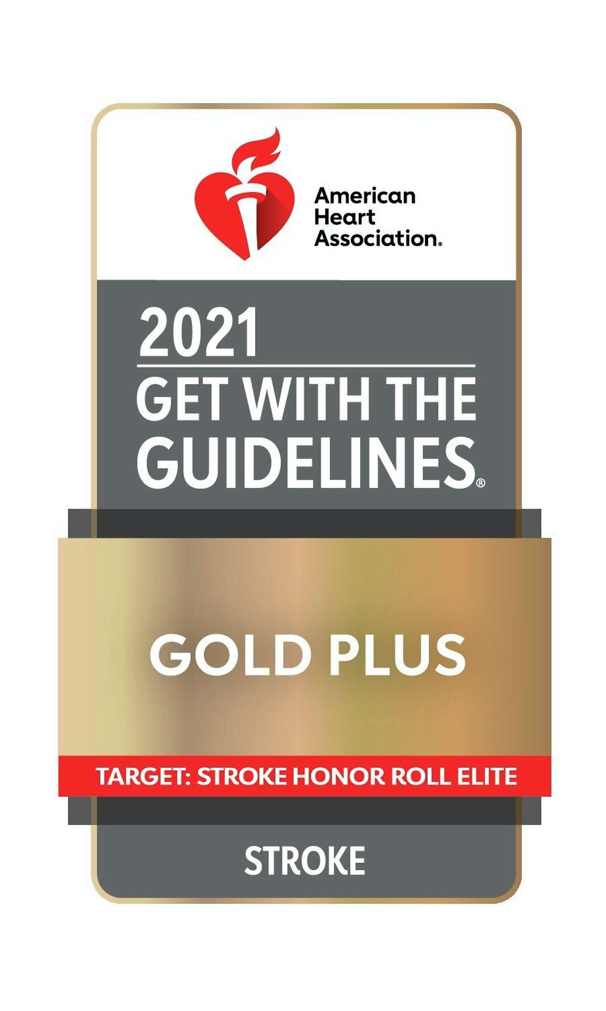 Munson Medical Center has been honored with the 2021 Get With The Guidelines Stroke Gold Plus Award along with the Target Stroke Honor Roll Elite Award. (Courtesy Photo)