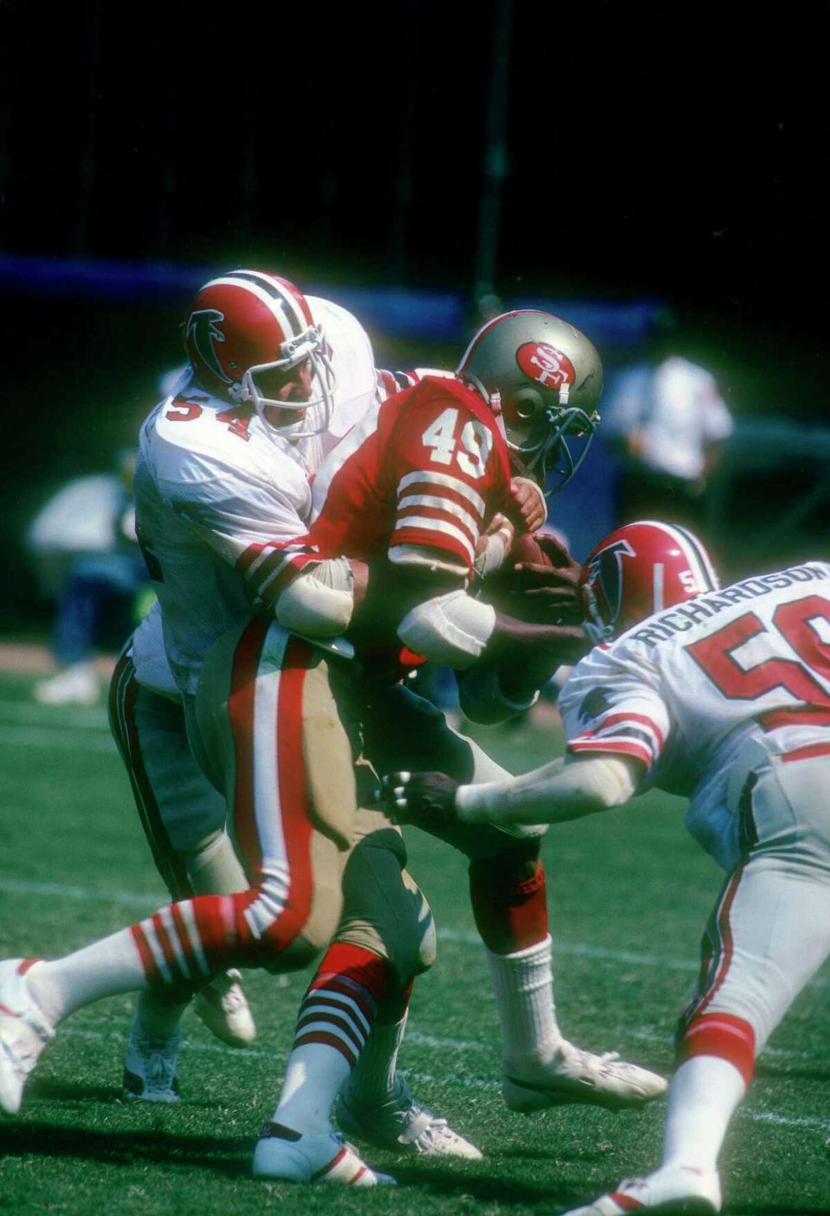 San Francisco, California, USA. 8th Nov, 1981. San Francisco 49ers vs.  Atlanta Falcons at Candlestick Park Sunday, November 8. 1981. 49ers beat  Falcons 17-14. San Francisco Head Coach Bill Walsh. Credit: Al