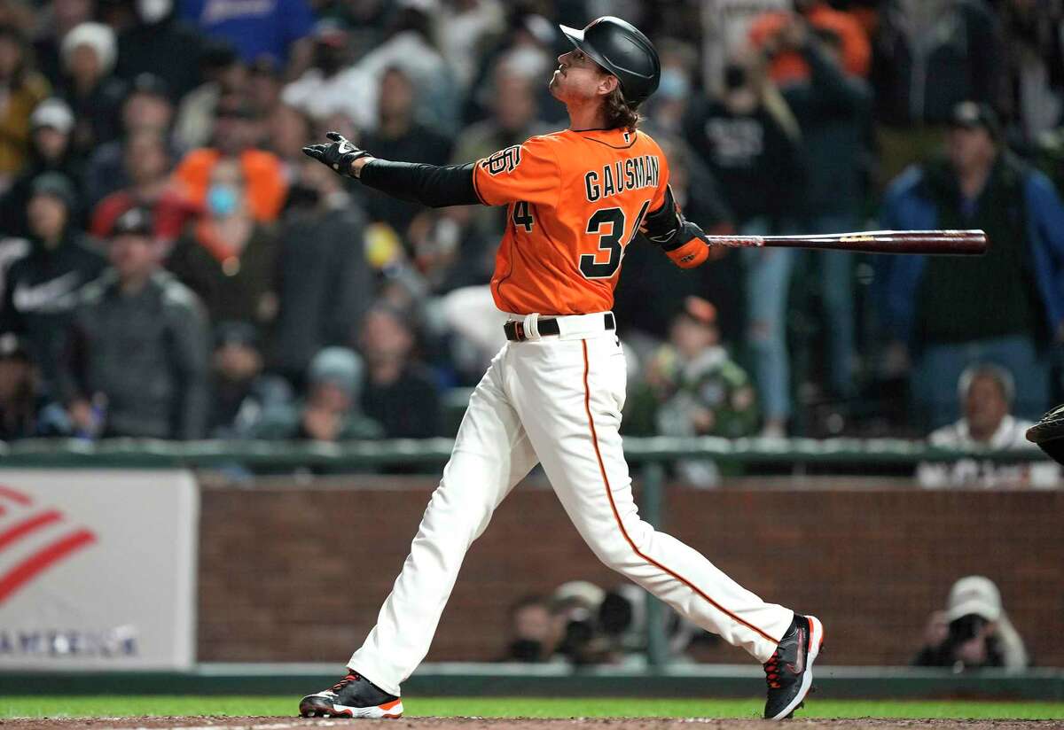 Brandon Crawford and LaMonte Wade Jr. #31 of the San Francisco Giants  News Photo - Getty Images