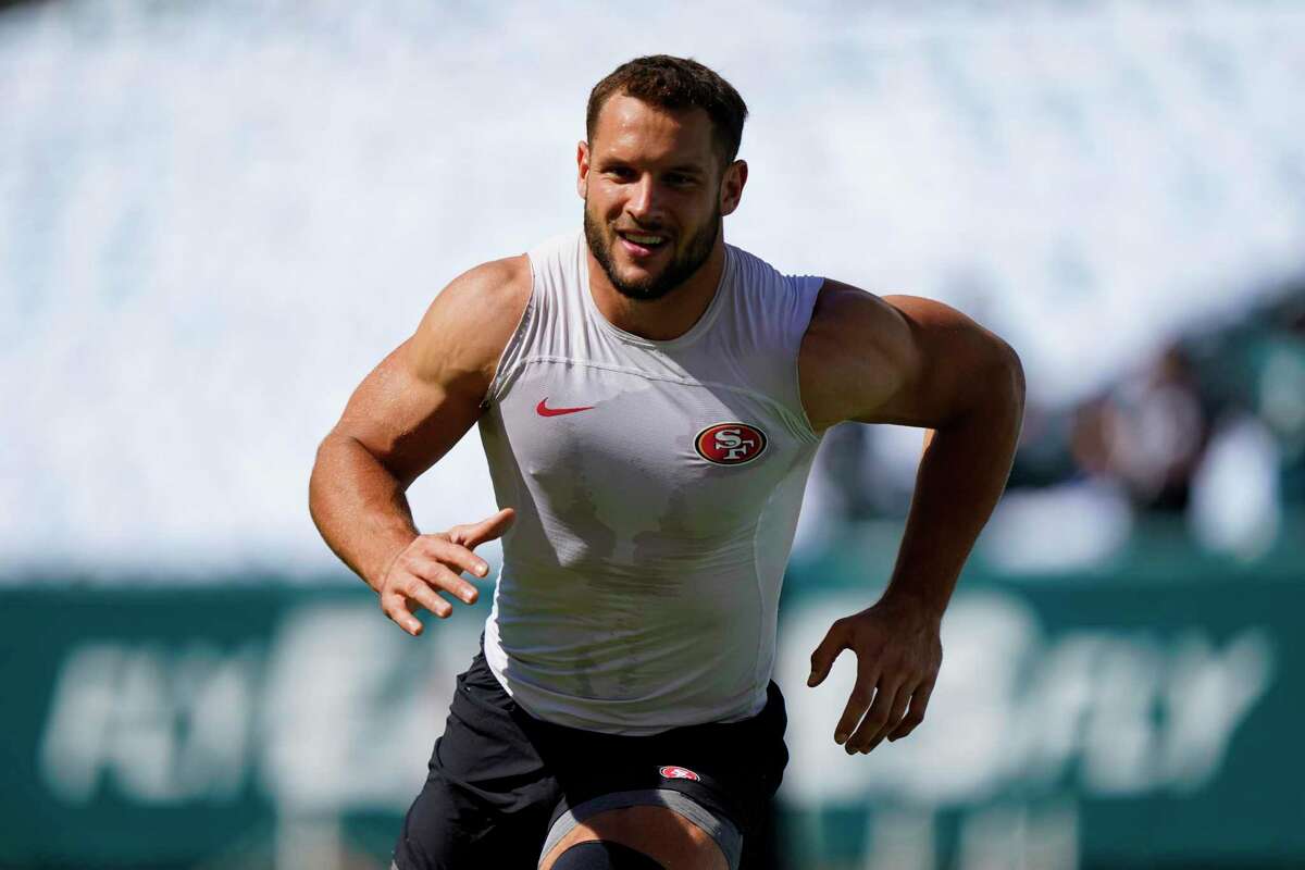 Kyle Shanahan hopes Nick Bosa will be back at 49ers HQ next week - Sactown  Sports