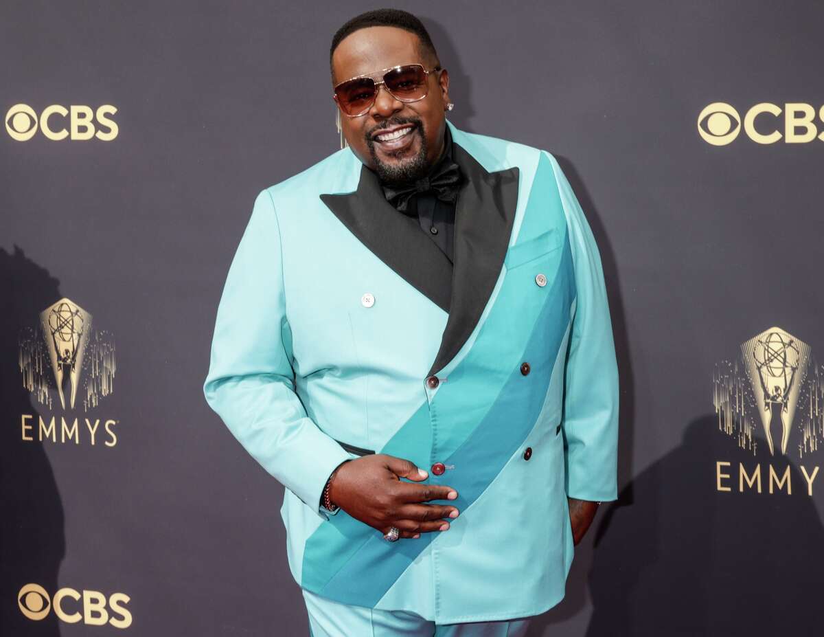 Cedric the Entertainer Hosts on the red carpet at the 73rd Emmy Awards.