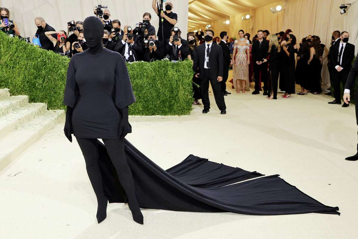 Kim Kardashian attends The 2021 Met Gala Celebrating In America: A Lexicon Of Fashion at Metropolitan Museum of Art on Sept. 13 in New York City.