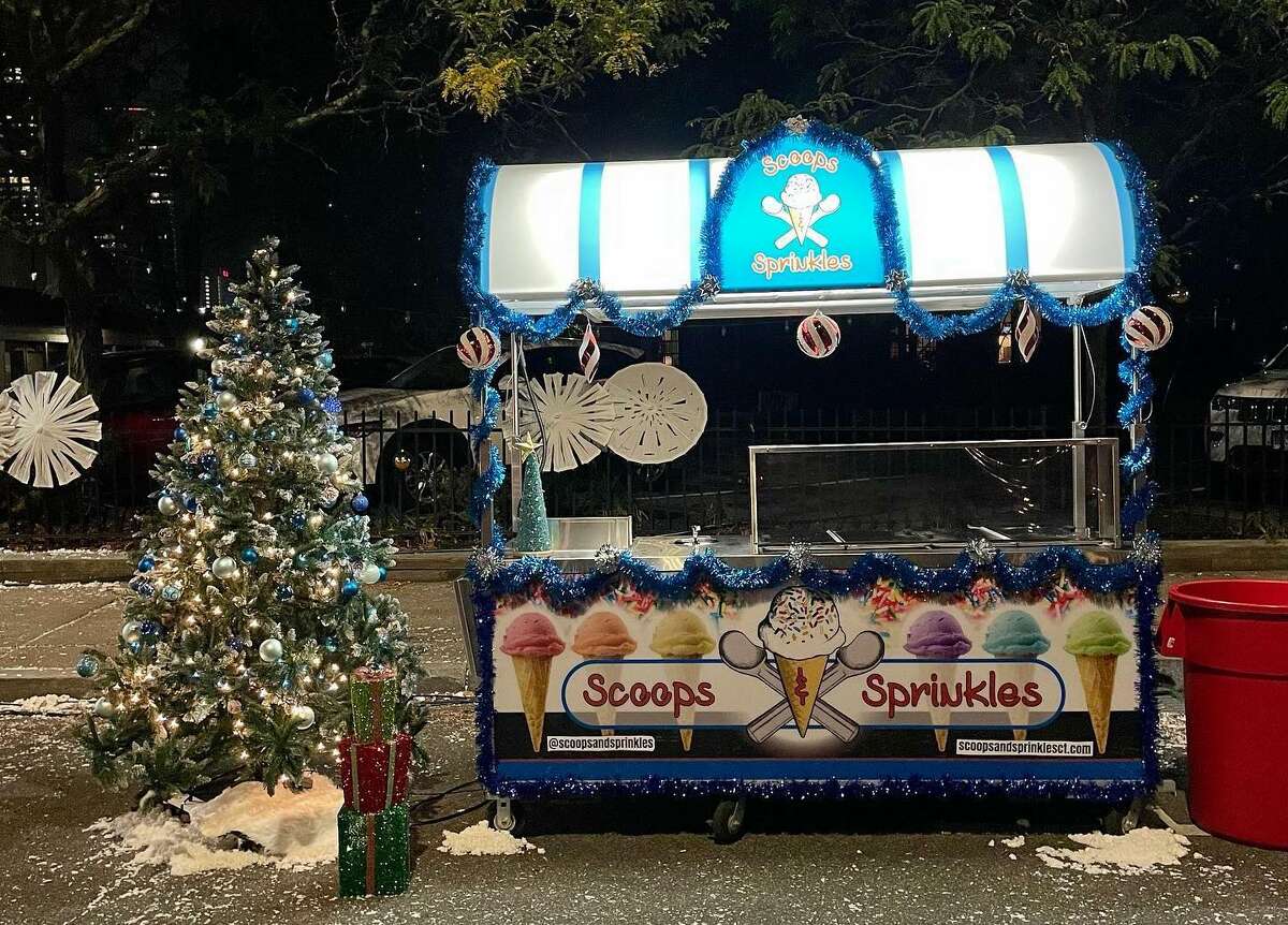 Hallmark movie "Christmas in Harlem" filmed in parts of Hartford, Conn. the weekend of Sept. 18- 19, 2021. Rocky Hill, Conn.-based ice cream shop Scoops & Sprinkles had their ice cream used as a prop in the film.