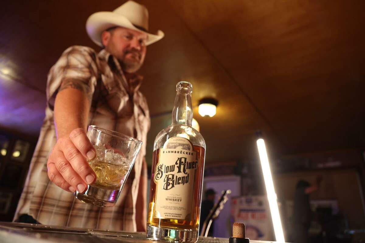 Country music star Randy Rogers is part of the team that released Bahnbrëcker Slow River Blend whiskey.