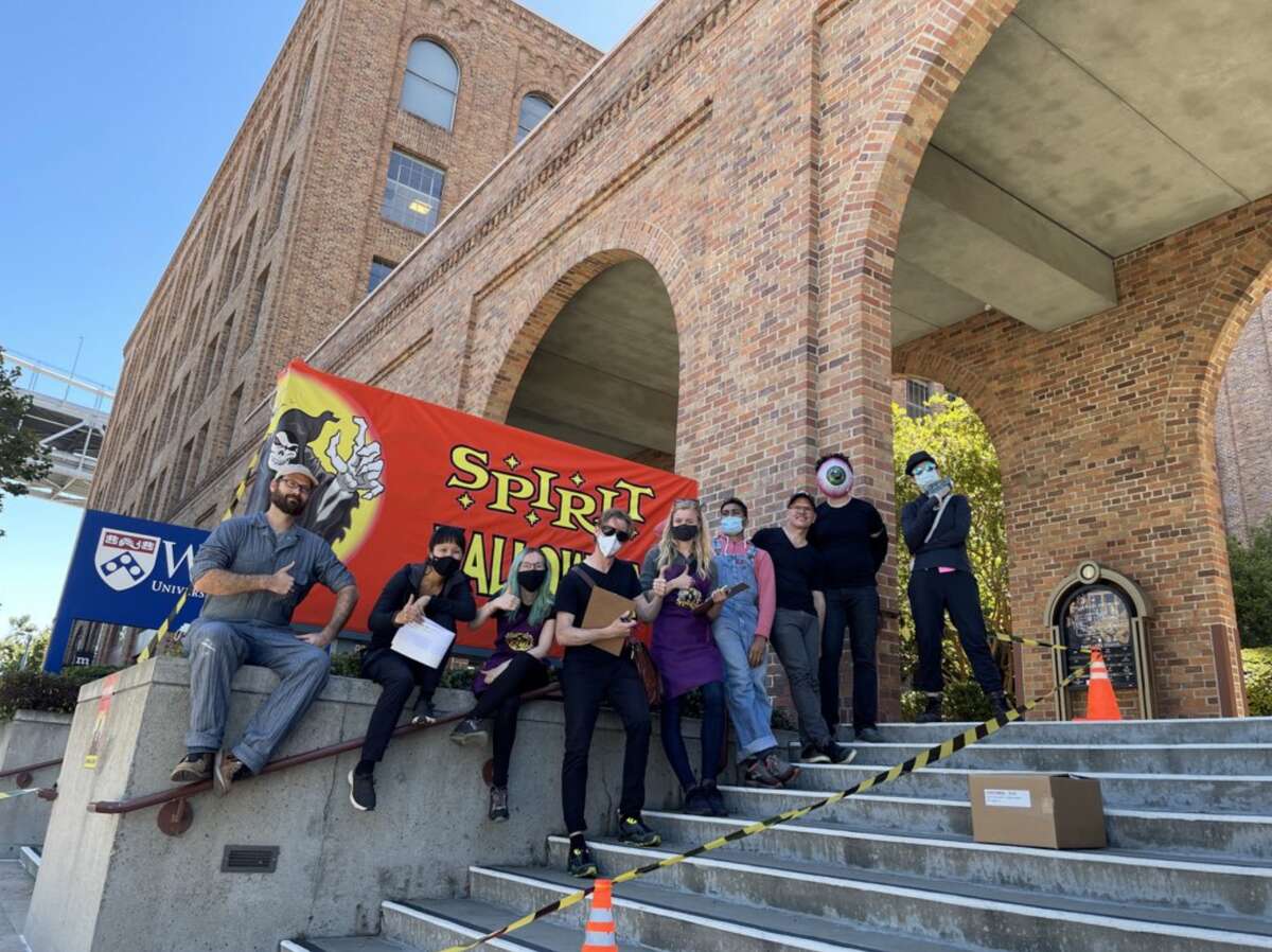 Danielle Baskin and the team of artists behind a temporary installation at Google's San Francisco offices.