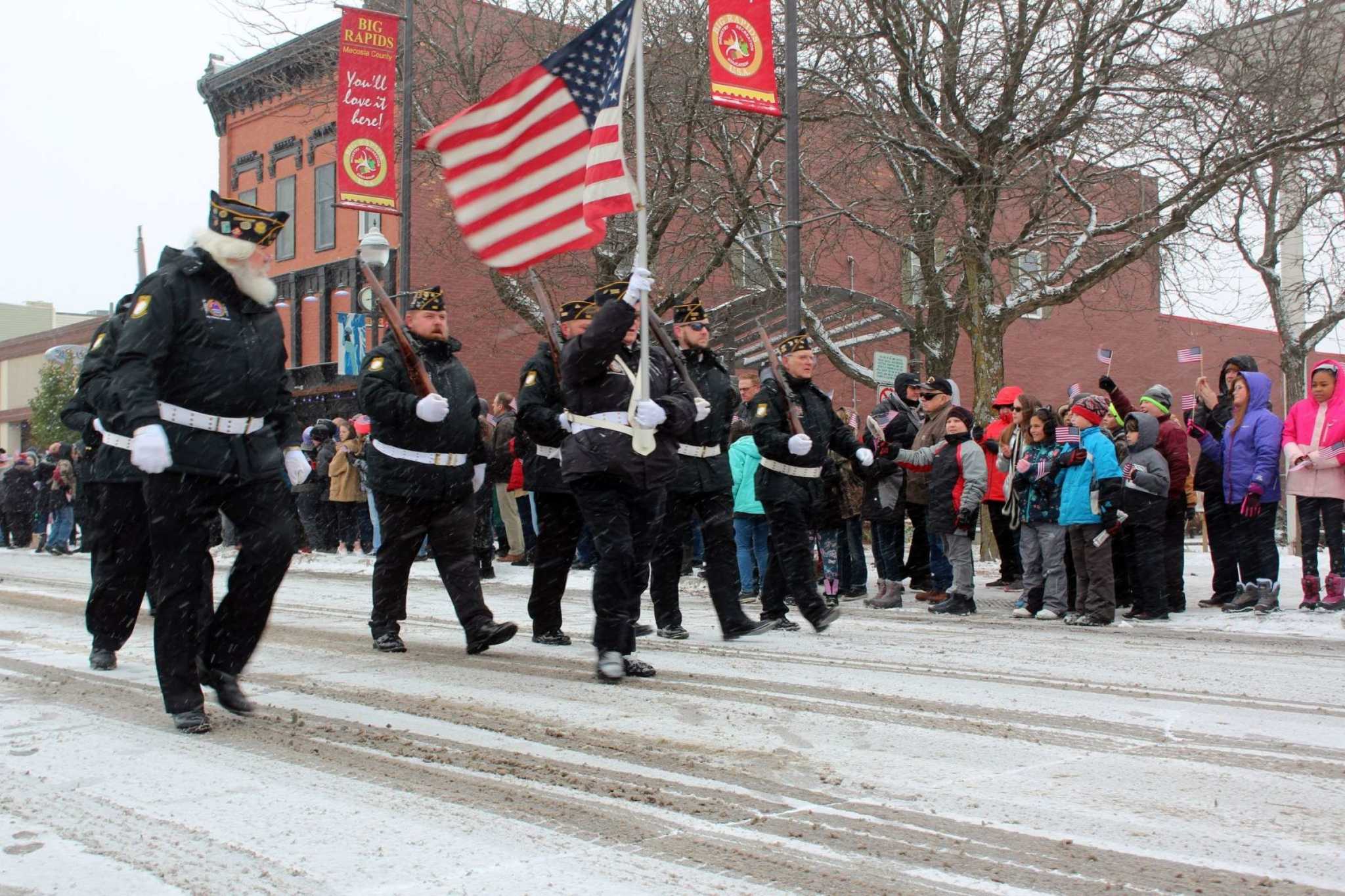 Big rapids veterans day parade