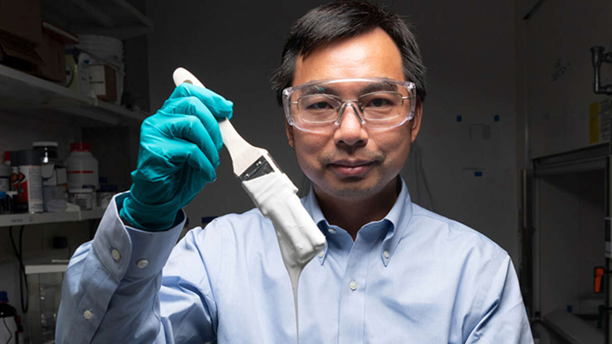 Xiulin Ruan, a Purdue University professor of mechanical engineering, and his students have created the whitest paint on record. 