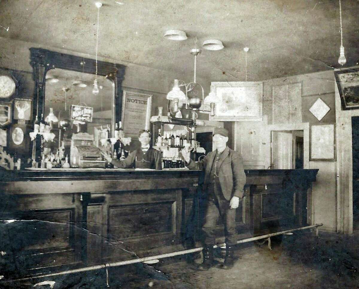 Pictured is Sportsman's Bar George Duffing Bartender in Baldwin in 1905. (Submitted photo)