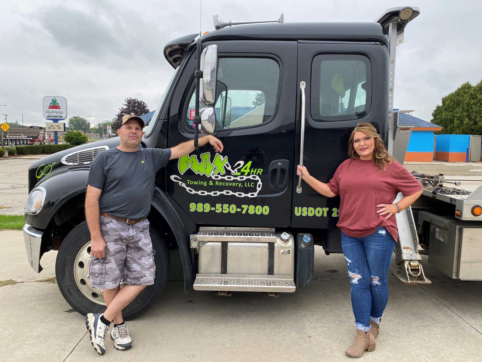 Towing company owners credit community relationships with success