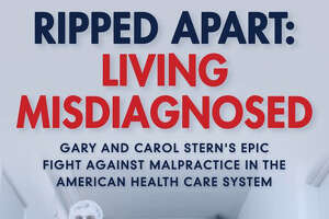 Cover image for David Black’s “Ripped Apart: Living Misdiagnosed,” a harrowing true story of one couple’s fight against malpractice in the American health care system.