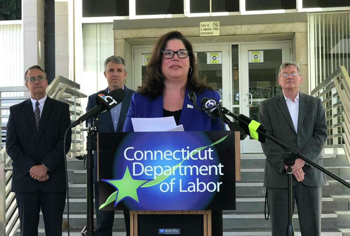 Dante Bartolomeo, commissioner of the Connecticut Department of Labor, in June 2021. In the fall of 2021, job one for Bartolomeo has been to convince people to apply for available jobs - and get trained up for new and better paying occupations should they choose that path.