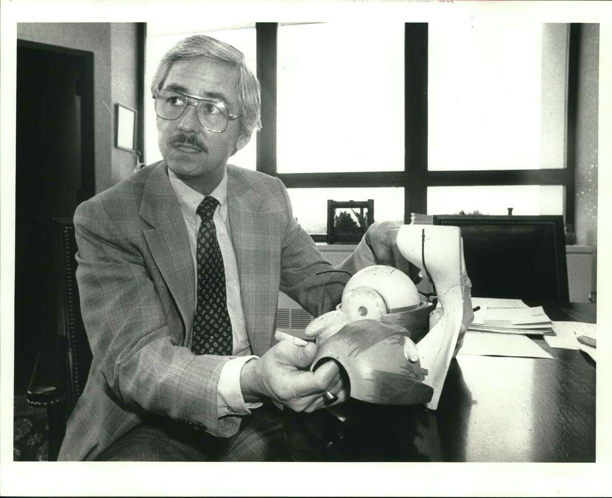 Dr. Richard Ruiz, shown in an undated archive photo, says eye problems can best be treated when they are detected early.