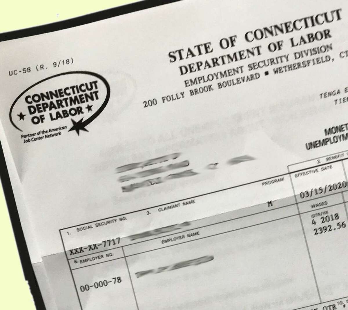 A pair of Connecticut lawmakers are calling on the state Department of Labor to forgive millions of dollars in overpayments that were made through the unemployment system.