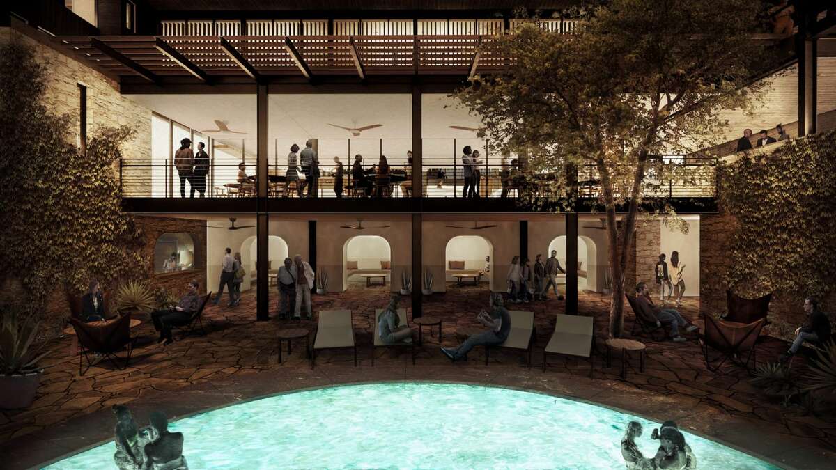 The Albert Hotel will feature a full-service swimming pool and spa.