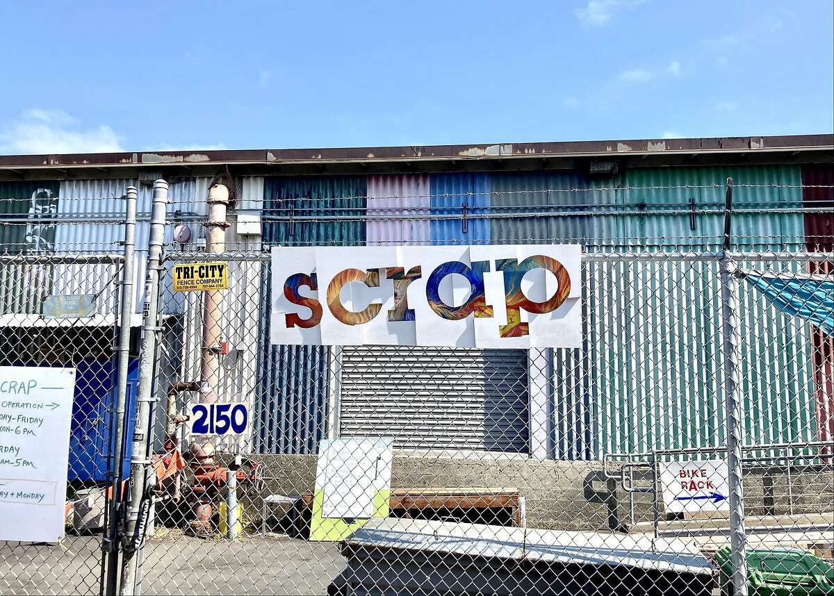The SCRAP non-profit re-use center in San Francisco's Bayview District offers recycled arts and crafts materials at a discount to local artists.