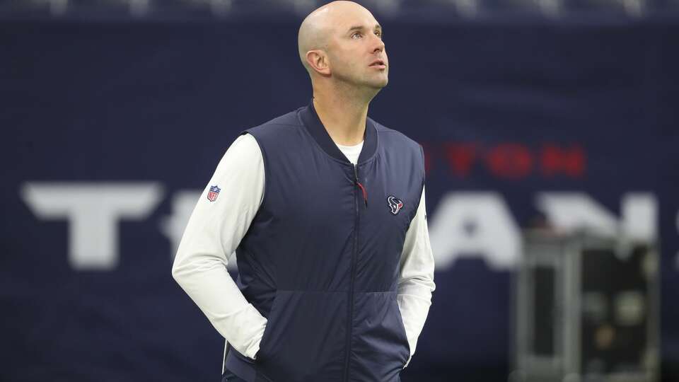 Texans Vice President of football operations Jack Easterby walks on the field before the first half of an NFL football game Thursday, Sept. 23, 2021, in Houston.