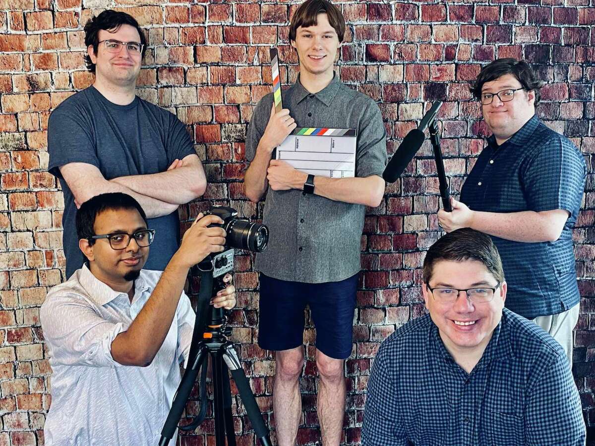 The Spectrum Fusion Media Team: (top, left) William Purdy, creative director; (top middle) Darren Logue, production assistant; (top, right) Rhys Griffin, visual storyteller and voiceover artist; (bottom, left) Philip Thomas, lead editor; and (bottom, right) Adam Butts, marketing assistant.