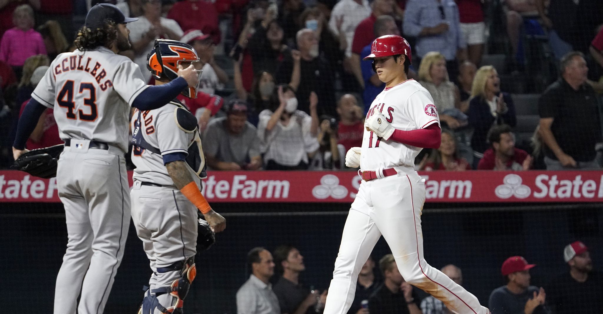Jack Mayfield burns his former team as Astros drop series finale to Angels