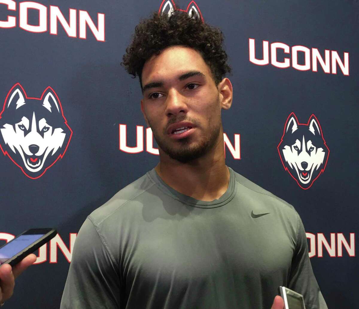 UConn - NCAA Football : Jackson Harper - White Jersey – Athlete's Thread