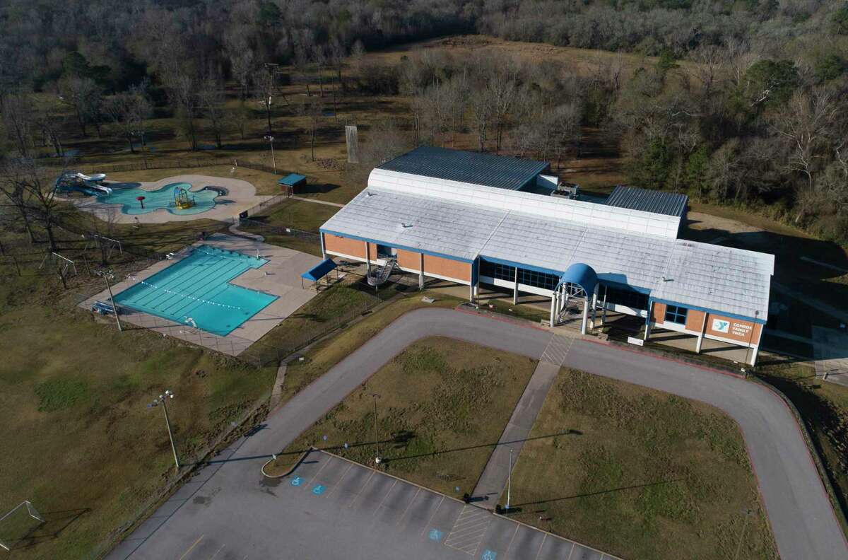 The old Conroe Family YMCA is seen, Wednesday, Jan. 13, 2021, in Conroe. The facility and property were purchased by the City of Conroe and on Monday opened as the Westside Recreation Center and Owen Park.