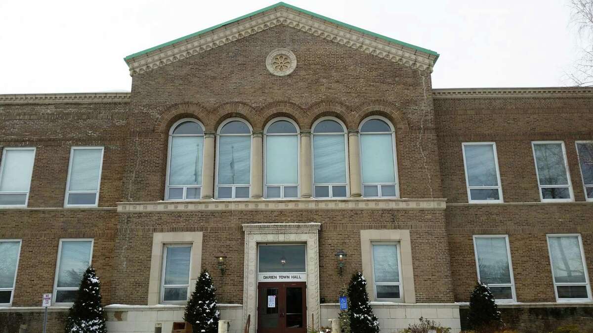 File photo of Darien Town Hall