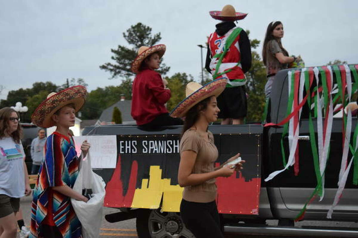 Edwardsville High School Homecoming Parade in 2019.