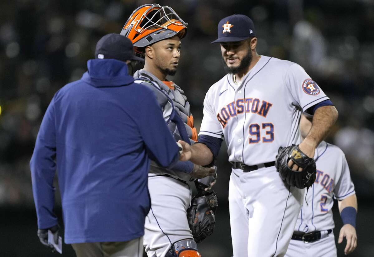 Chas McCormick, Jose Siri have dance party after Astros clinch