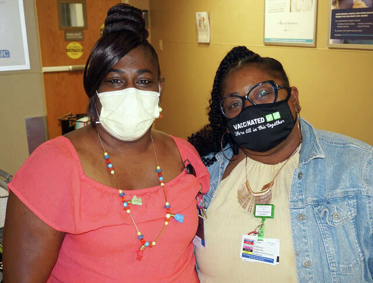 Natashia Womack and Brittany Nicholson have brought a mother-daughter team approach to Occupational Health at Alton Memorial Hospital amid the COVID-19 pandemic.