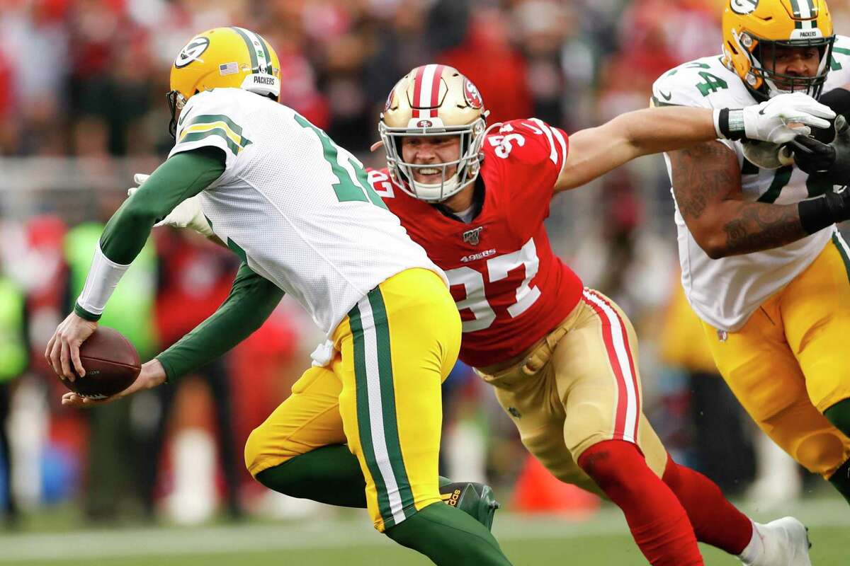 49ers' Nick Bosa could face Packers' No. 3 left tackle; Elijah