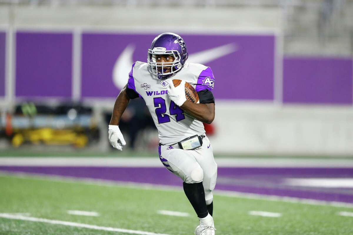 ACU running back and Hamshire-Fannett graduate Tyrese White should be a factor on Saturday when the Lamar Cardinals host the Wildcats at Provost Umphrey Stadium.