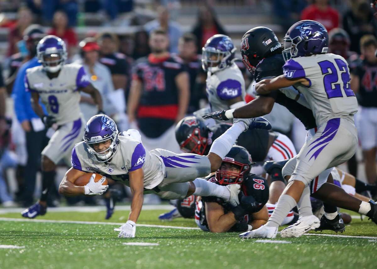 Lamar lineman Jack McCarthy (94) stops ACU just past the line of scrimmage Saturday at Provost Umphrey Stadium in Beaumont, TX. Photo taken September 25, 2021 Jarrod Brown for Beaumont Enterprise