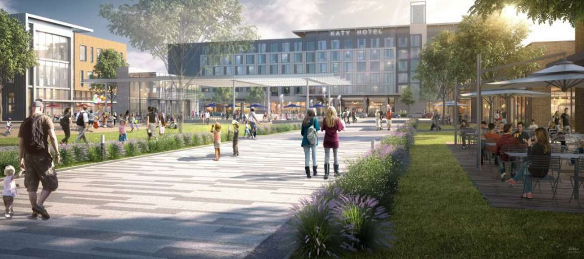Katy Boardwalk District enters second phase of construction