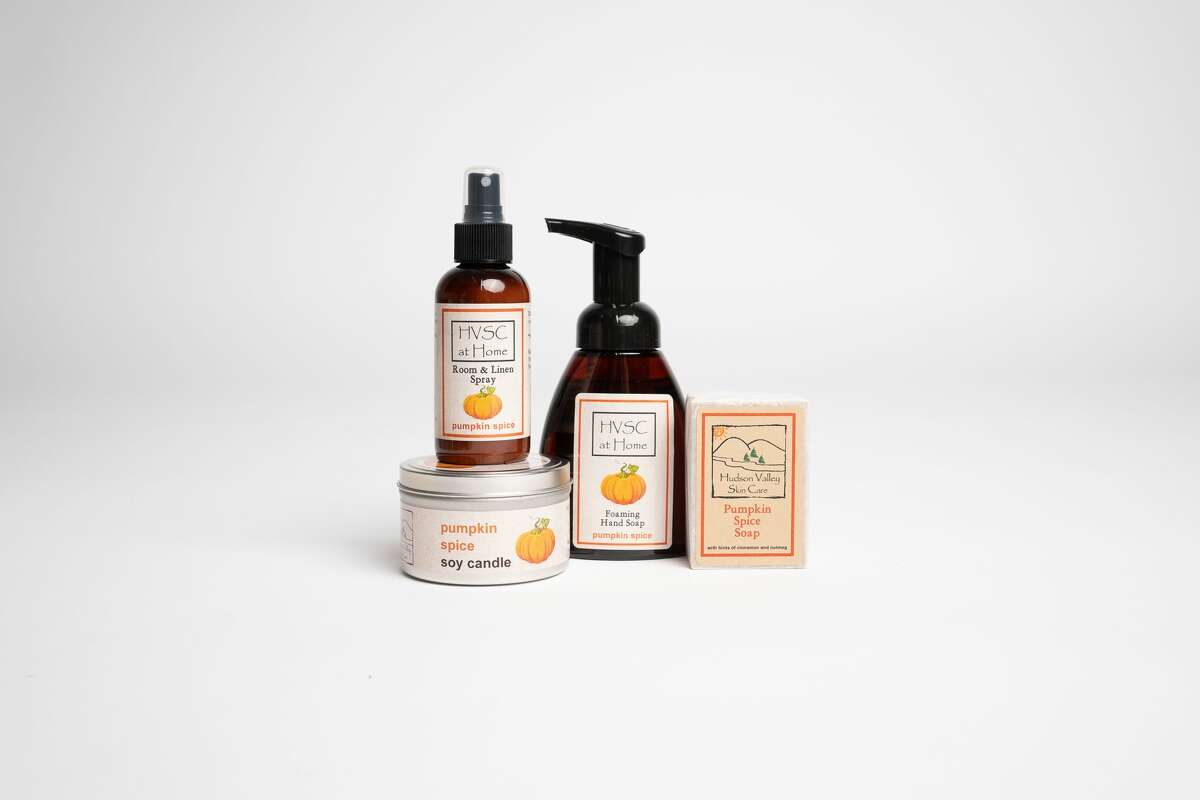 Hudson Valley Skin Care, a Dutchess County-based store, sells four pumpkin and spice products, individually or as a collection.