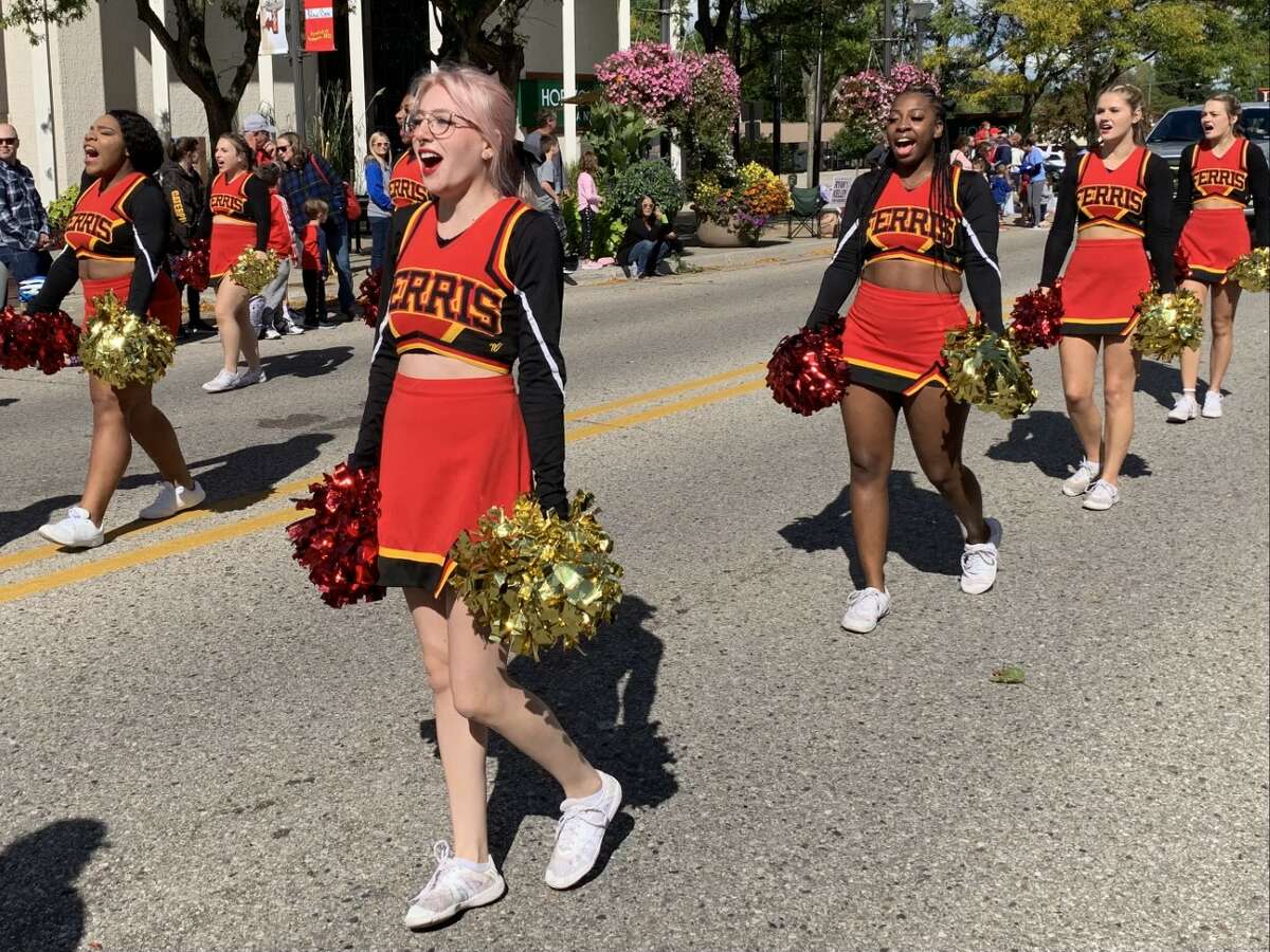 Ferris State's Homecoming parade on Saturday featured a number of different university organizations and clubs. 