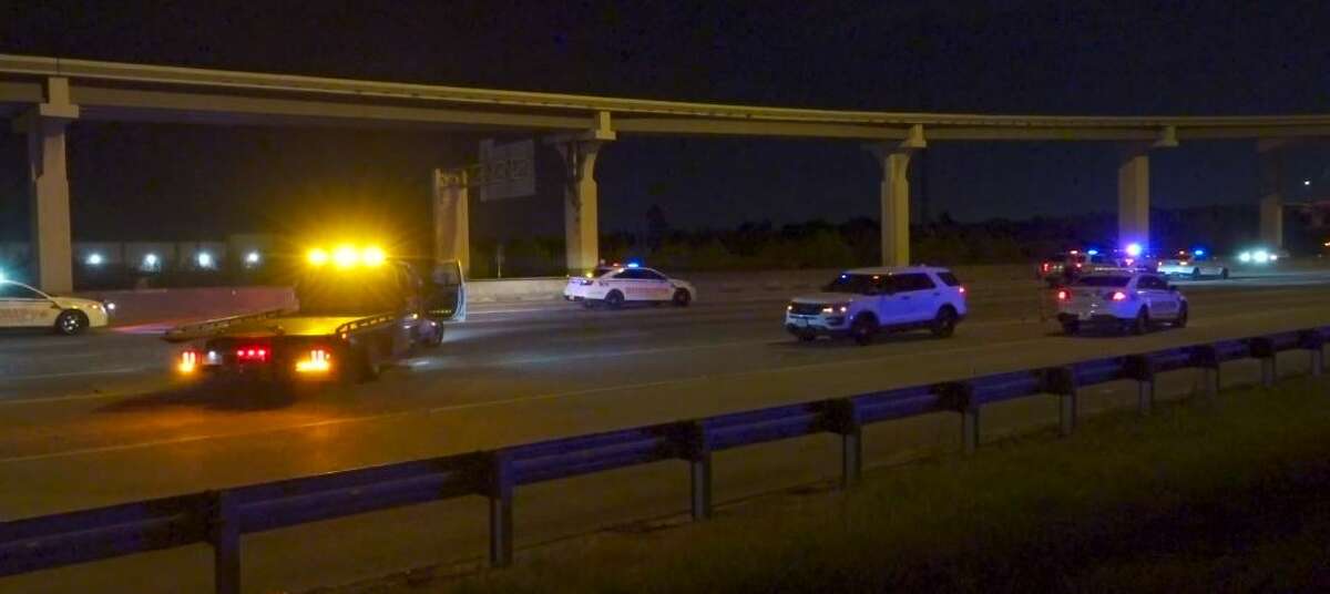 Two vehicles hit another woman early Monday morning at 22848 North Freeway in Spring.