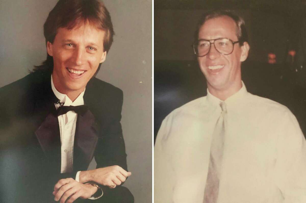 Charles, left, and Bradley Allen, shown in 1989, were killed Sept. 13, 1991, during a burglary and stabbing at their Pasadena home. Rick Allan Rhoades, convicted in the murders, is scheduled to be executed on Tuesday, Sept. 28, 2021.