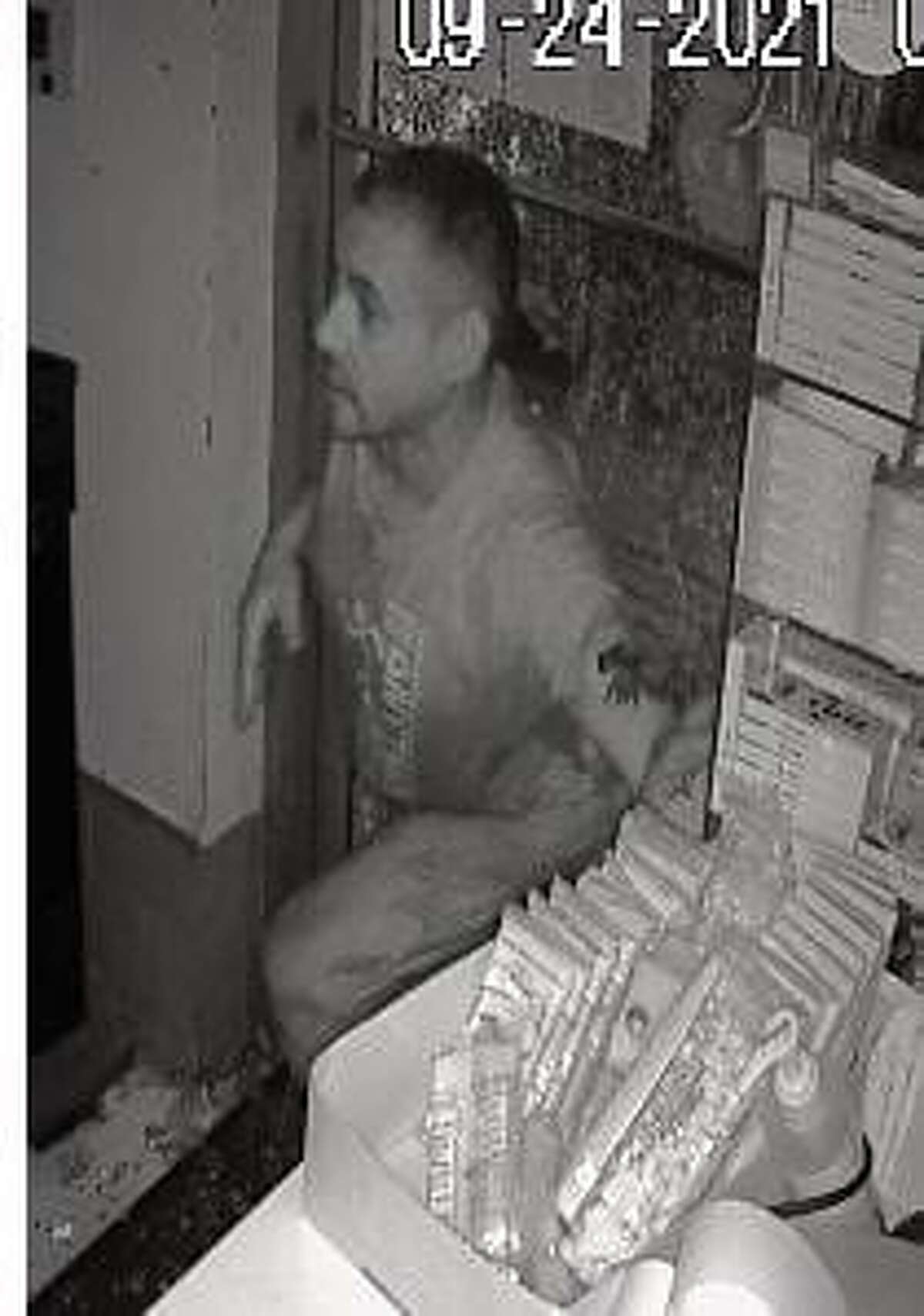 Police said this man broke into the East Main Market early on the morning of Sept. 24.
