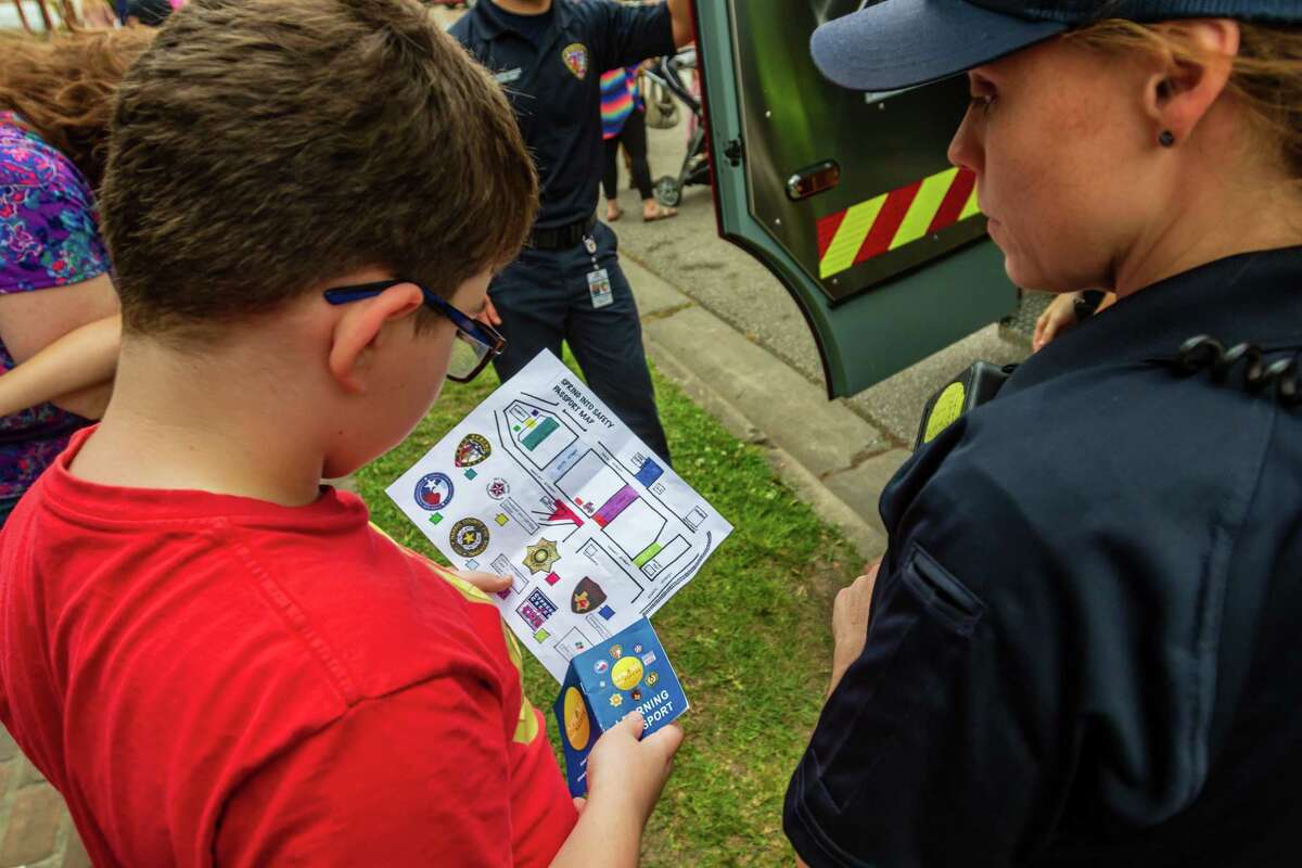 Local first responder agencies including the Spring Fire Department will present ‘Safe’tober Fest in Old Town Spring on Oct. 8. Shown here, the Spring Fire Department hosts the 2019 Spring Into Safety event.