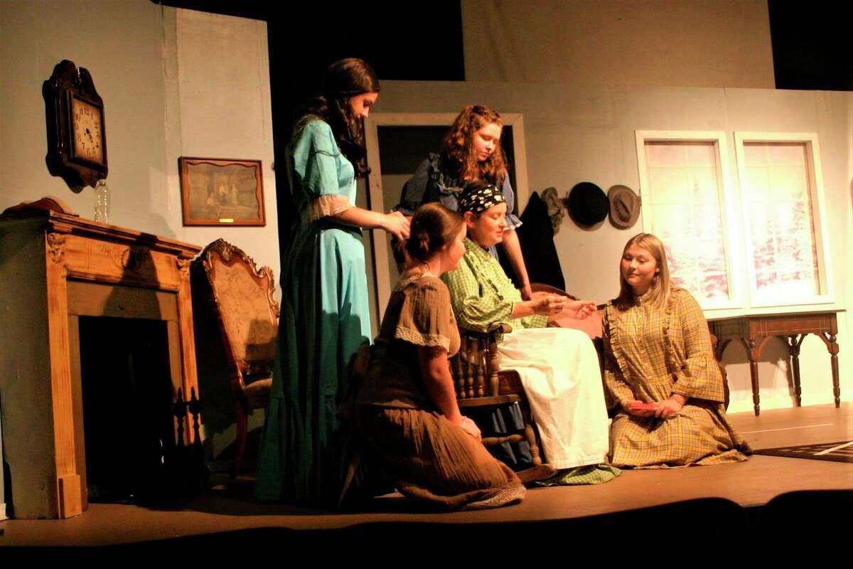 Little Women, performed by the CrossRoads Theatre Guild, will open this weekend in the newly renovated CrossRoads Theatre at 249 W. Upton Ave., Reed City. (Herald Review photo/Cathie Crew)