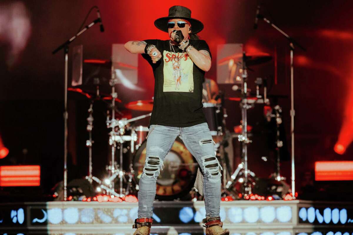 Axl Roseat BottleRock Napa Valley on Sept. 4. BottleRock organizers required attendees to either be vaccinated or show negative test results.