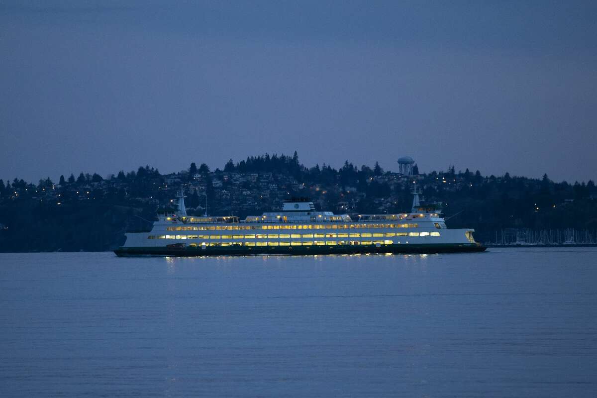 A Washington State ferry. 