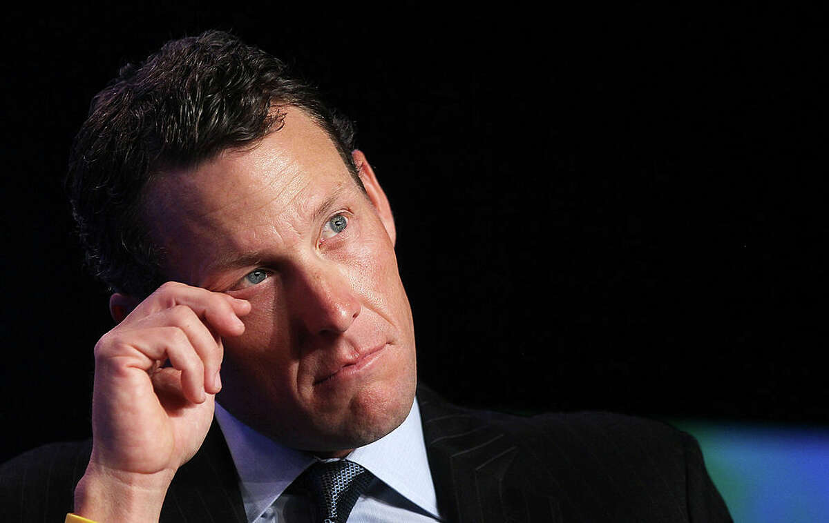 Lance Armstrong at an event in 2010