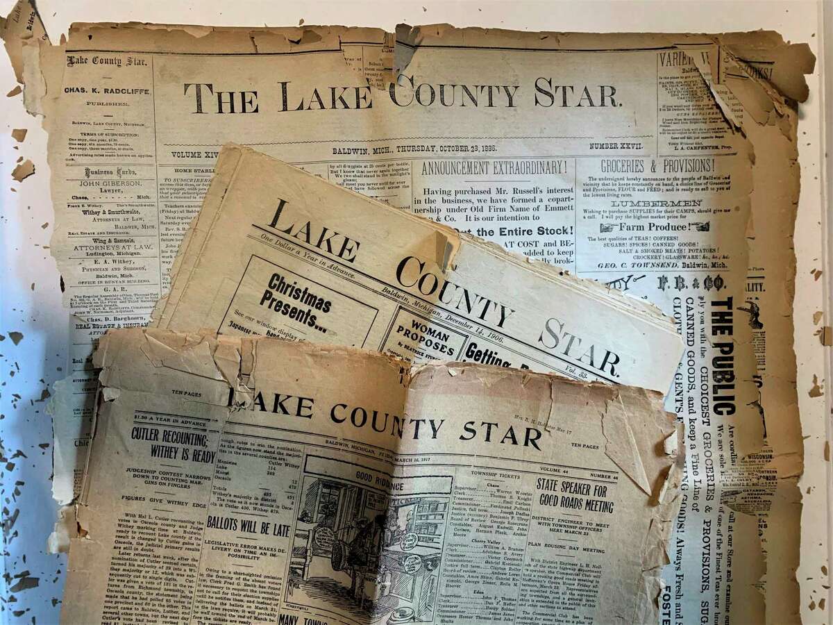 Pictured are early editions of the Lake County Star. (Courtesy photo)