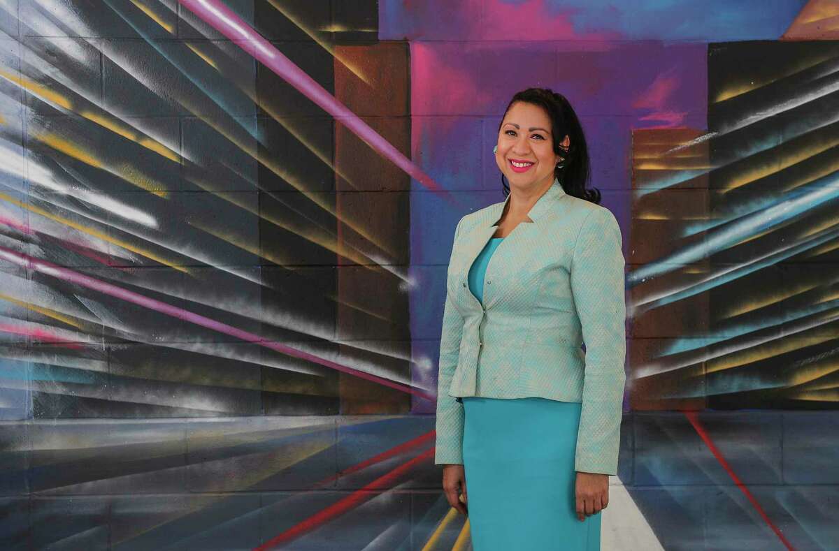Laura Murillo, president and CEO of the Houston Hispanic Chamber of Commerce, photographed at the Houston Hispanic Chamber of Commerce, Wednesday, September 22, 2021, in Houston.