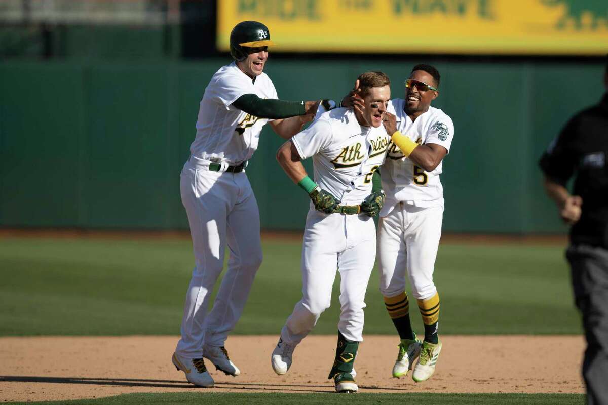 mark canha bat flip