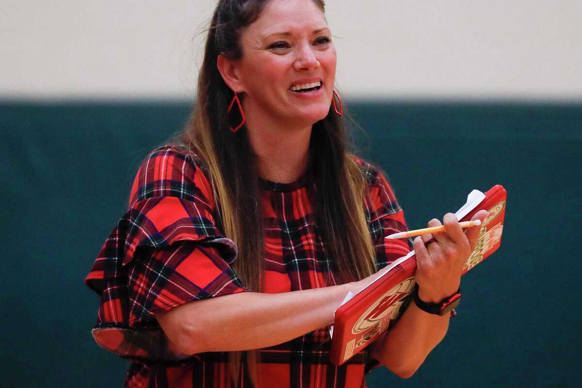 Story photo for The Woodlands volleyball coach Terri Wade has reached a huge milestone.